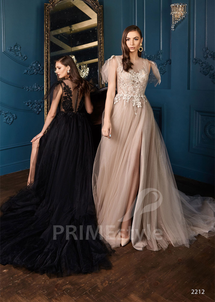 Čipkované šaty na ples LC2212