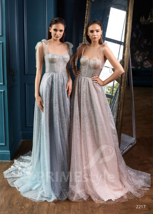 Trblietavé spoločenské šaty LC2217