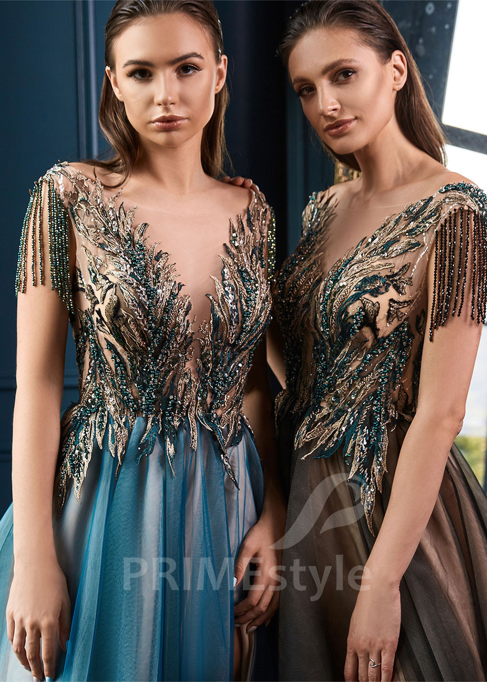 Moderné večerné šaty LC2224