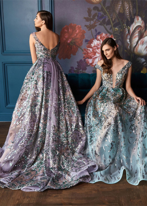 Trblietavé šaty na ples LC2225 2