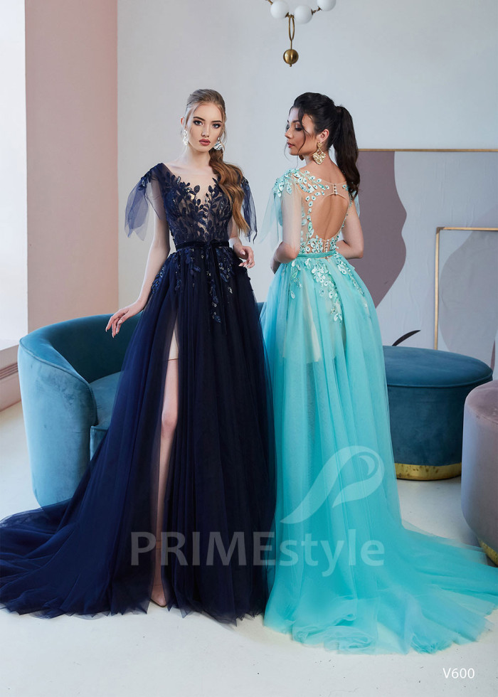 Čipkované šaty na ples LS600