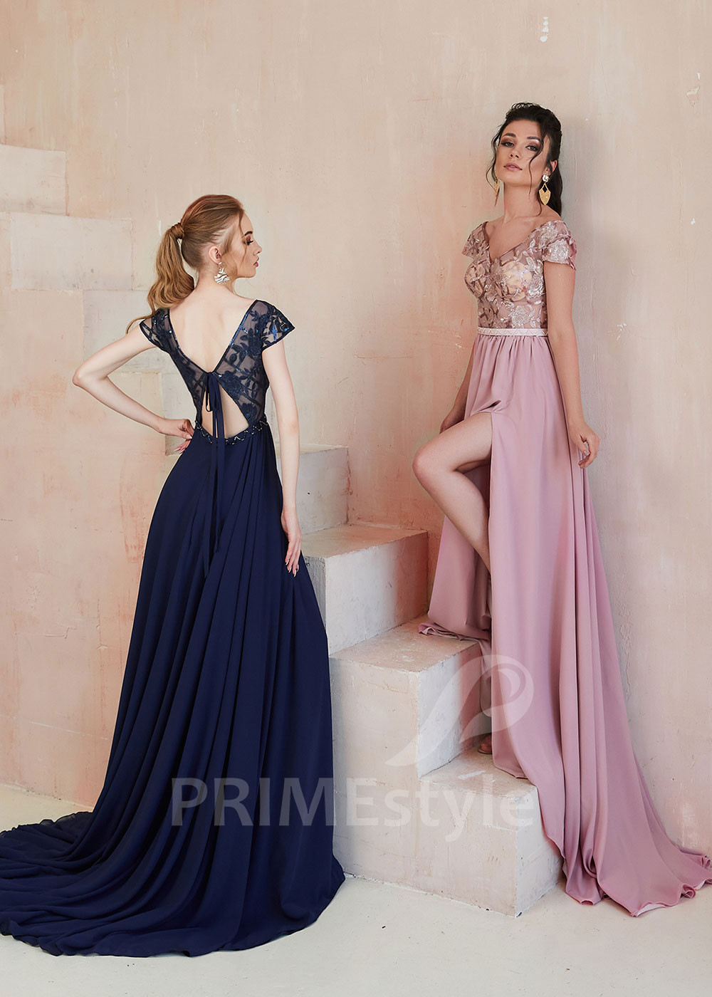 Dlhé šaty na stužkovú LS603