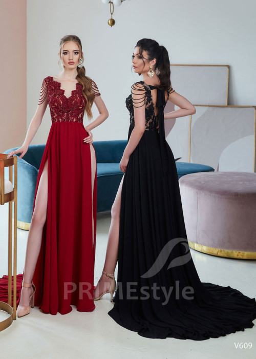 Krajkové šaty na ples LS609