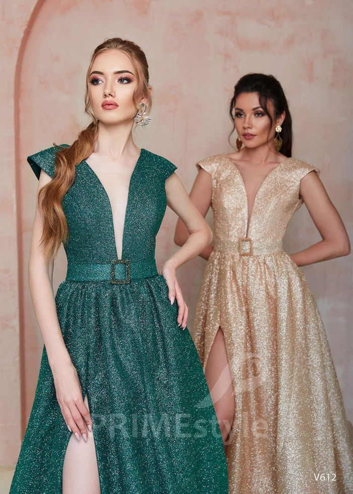 Trblietavé spoločenské šaty LS612