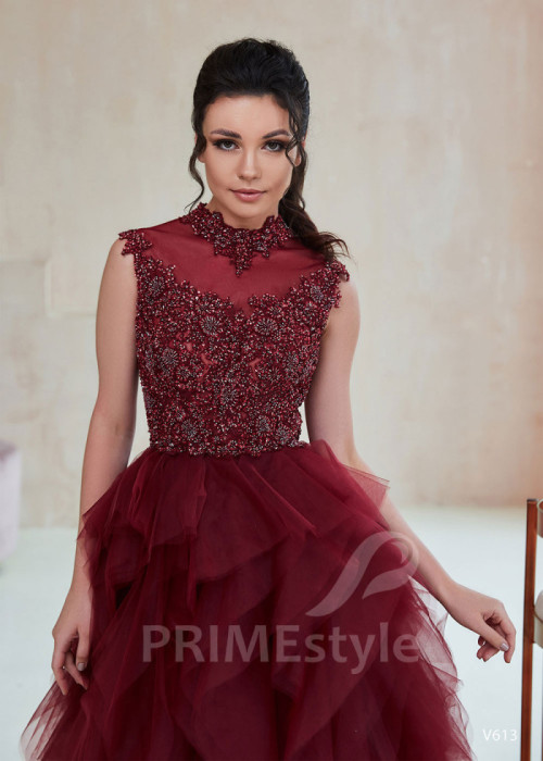 Extravagantné večerné šaty LS613 2