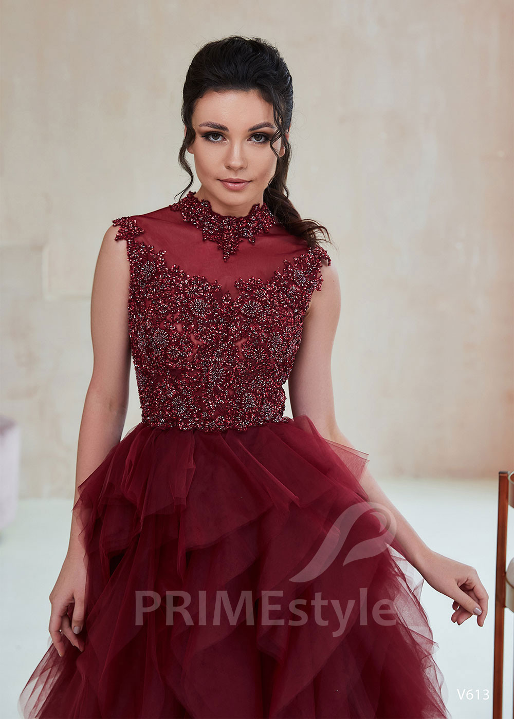 Extravagantné večerné šaty LS613