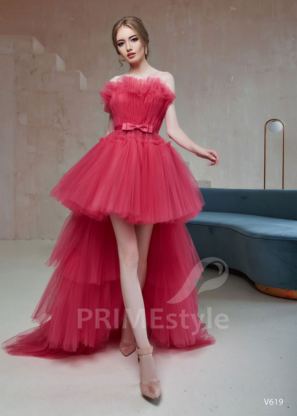 Extravagantné večerné šaty LS619