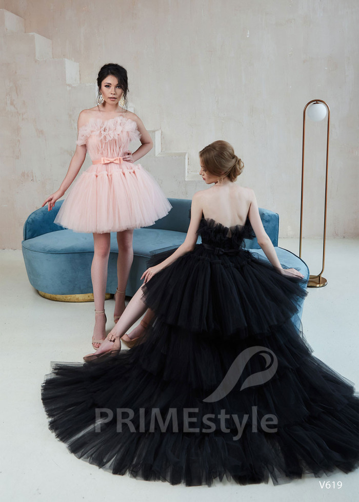 Extravagantné večerné šaty LS619