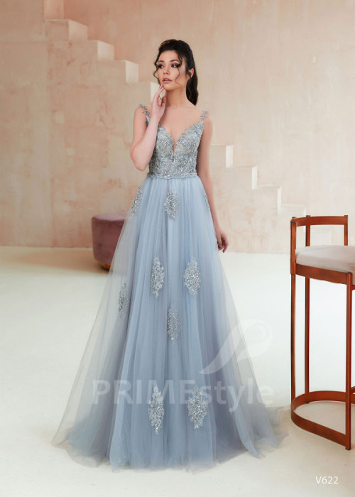 Jednoduché šaty na stužkovú LS622