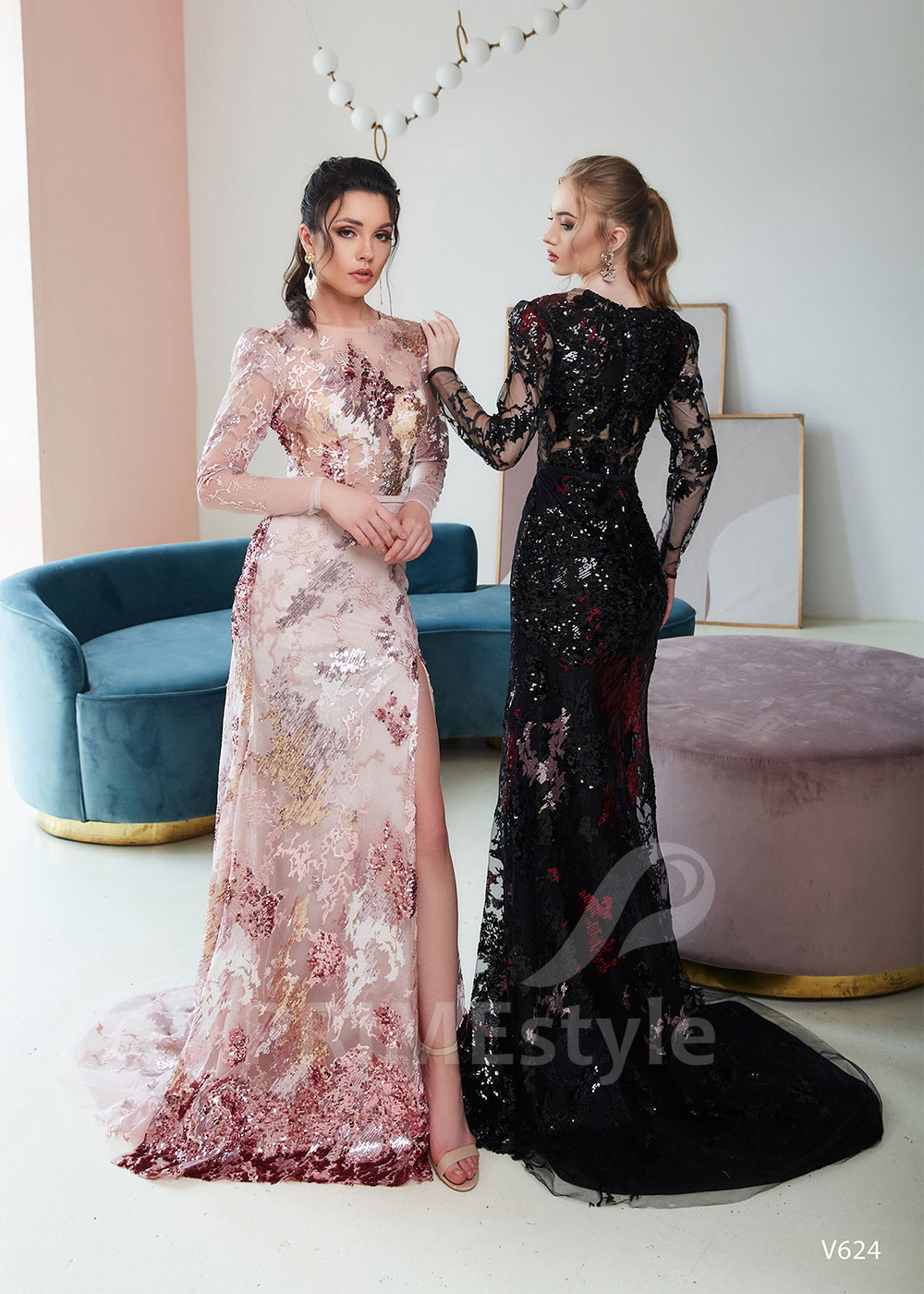 Luxusné šaty na ples LS624