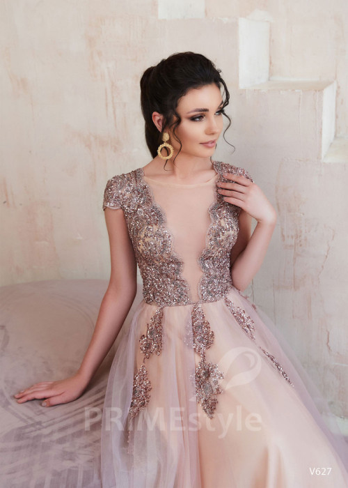 Čipkované šaty na ples LS627 2