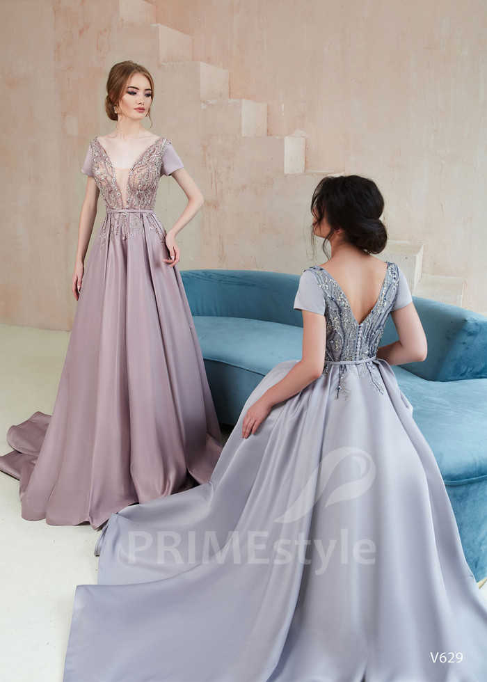 Elegantné šaty na stužkovú LS629