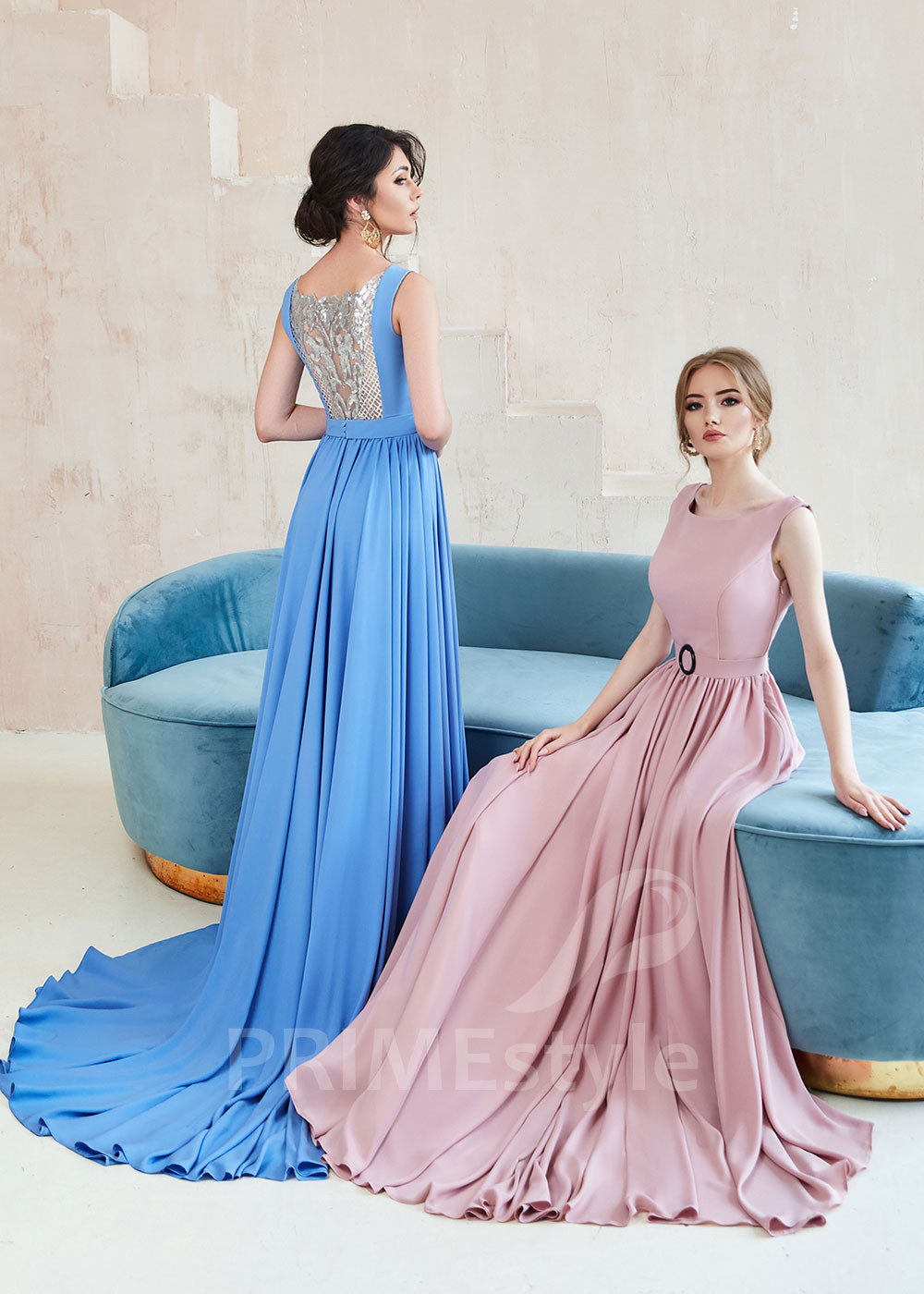 Elegantné večerné šaty LS630