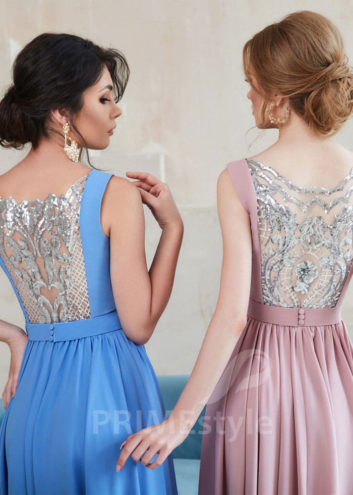 Elegantné večerné šaty LS630