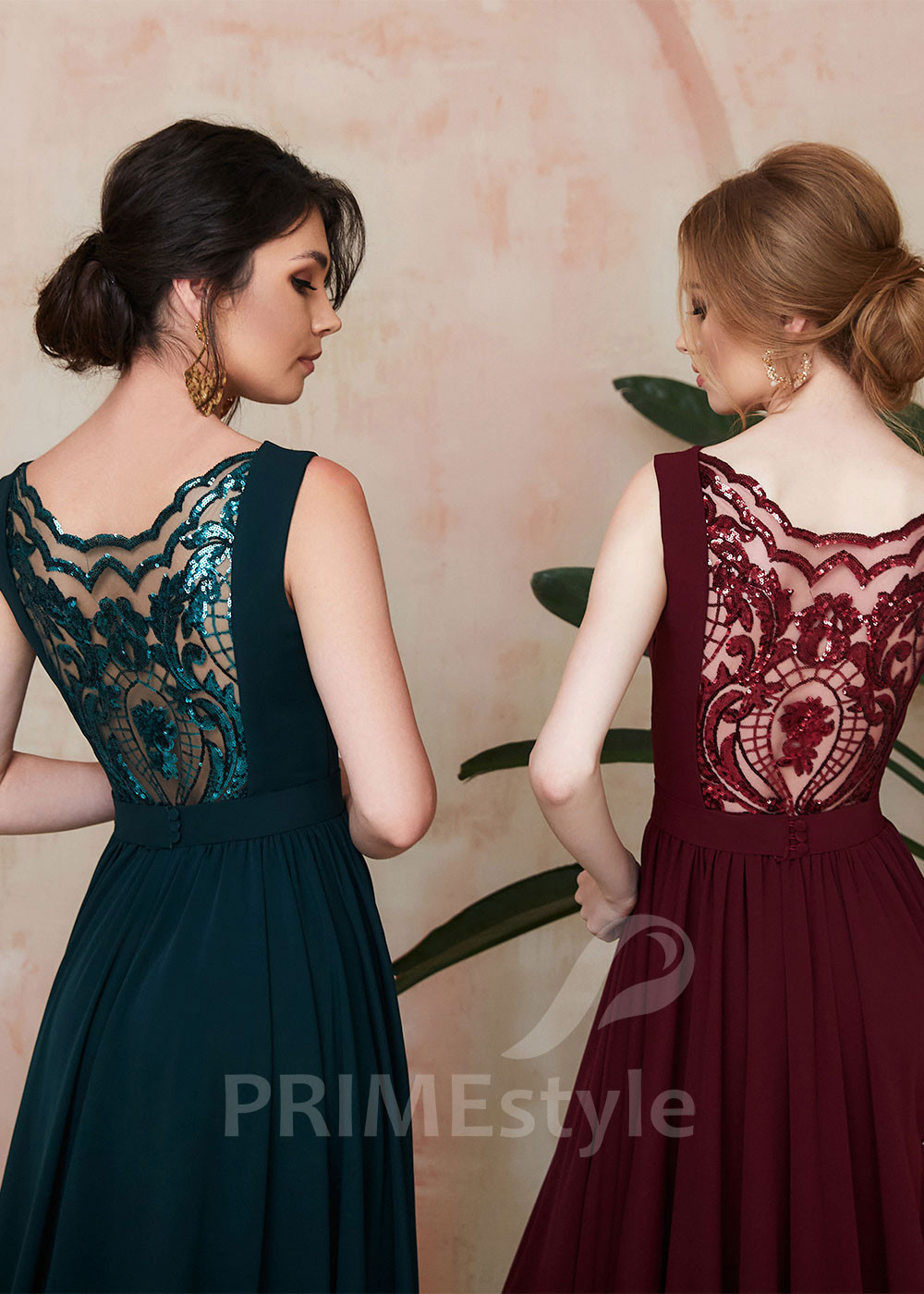 Elegantné večerné šaty LS630