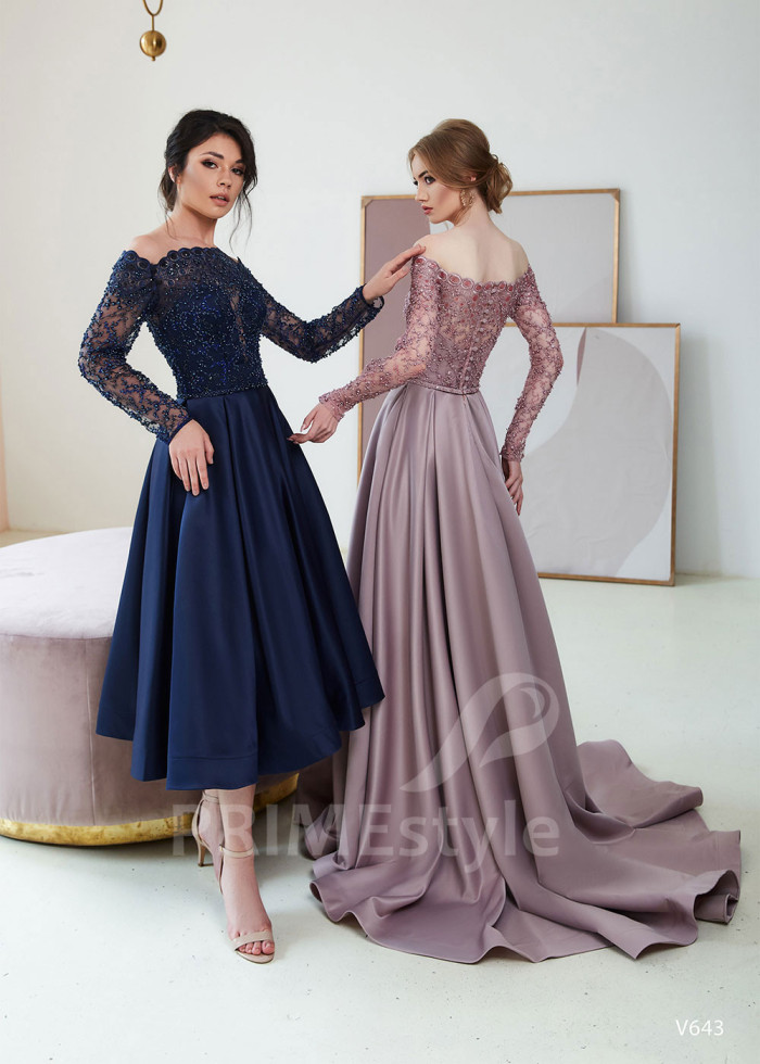 Luxusné spoločenské šaty LS643