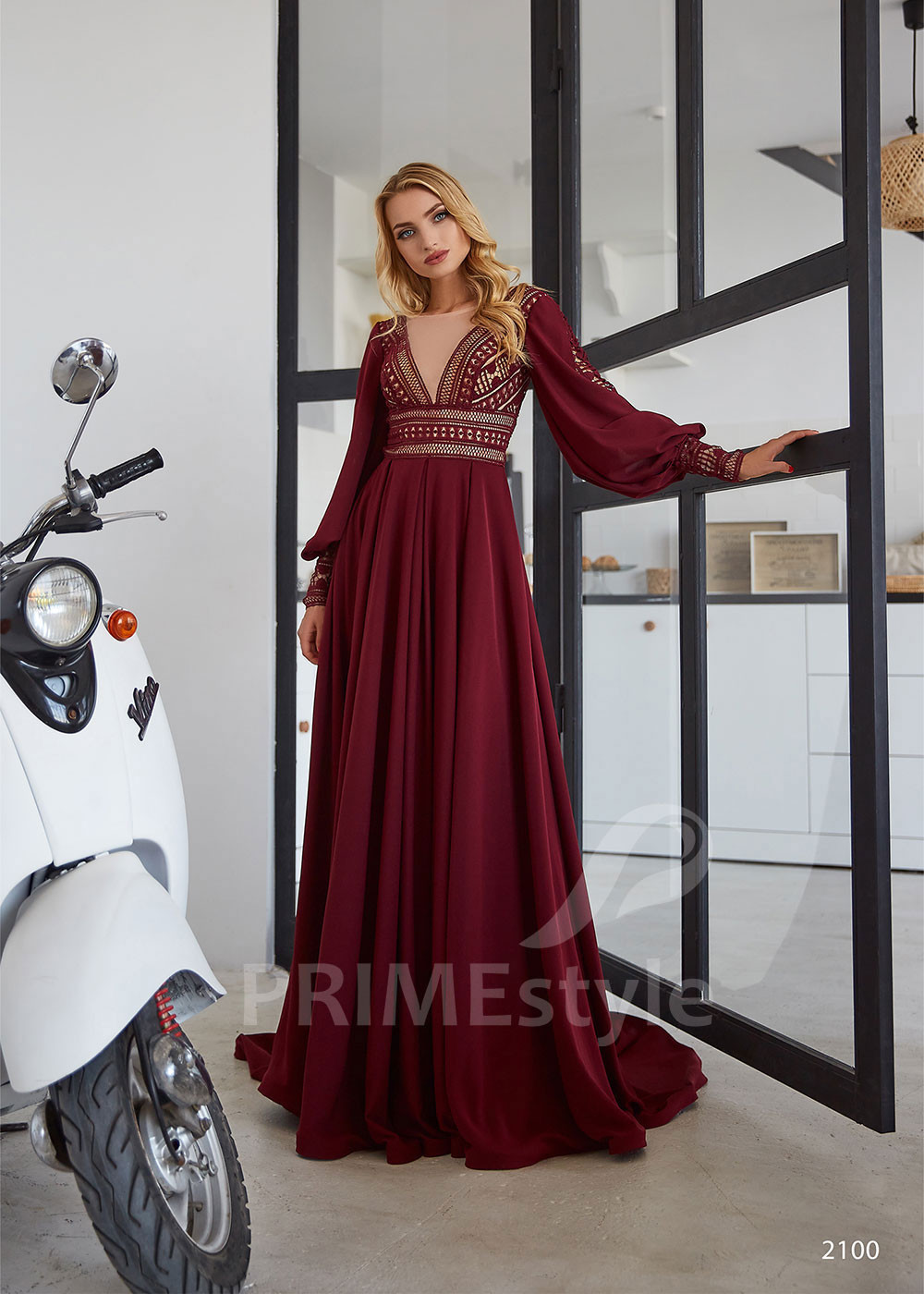 Elegantné večerné šaty LC2100