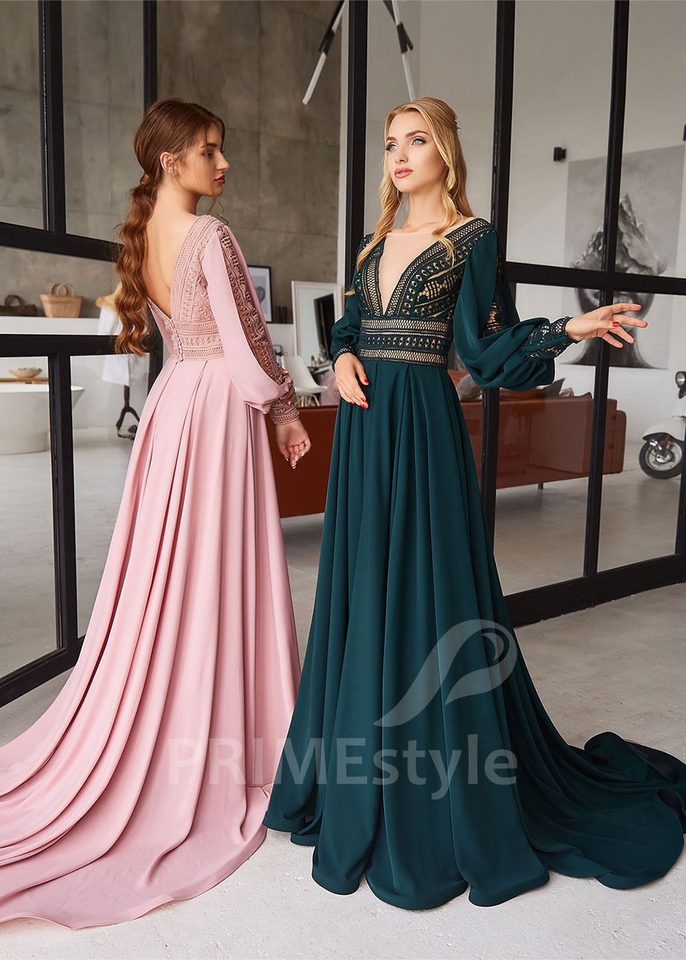 Elegantné večerné šaty LC2100