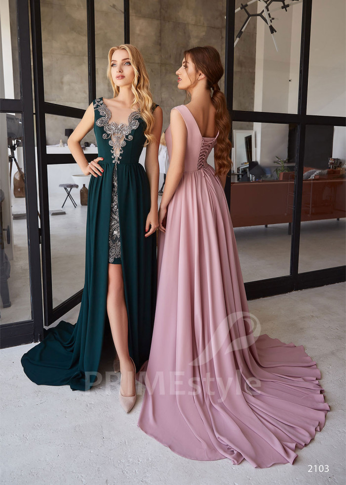 Čipkované šaty na svadbu LC2103