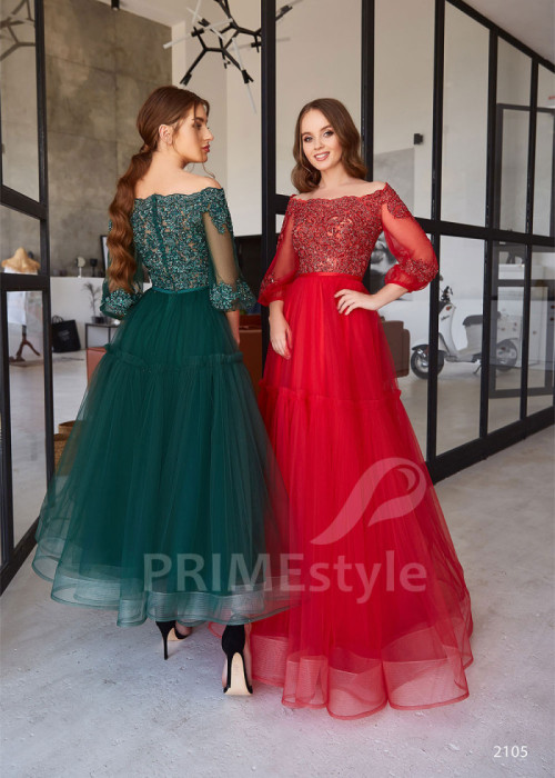 Tylové šaty pre družičky LC2105 2