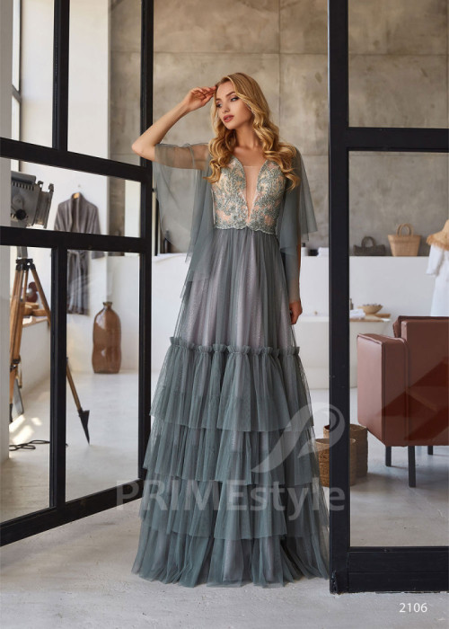 Dlhé šaty pre svadobné mamy LC2106