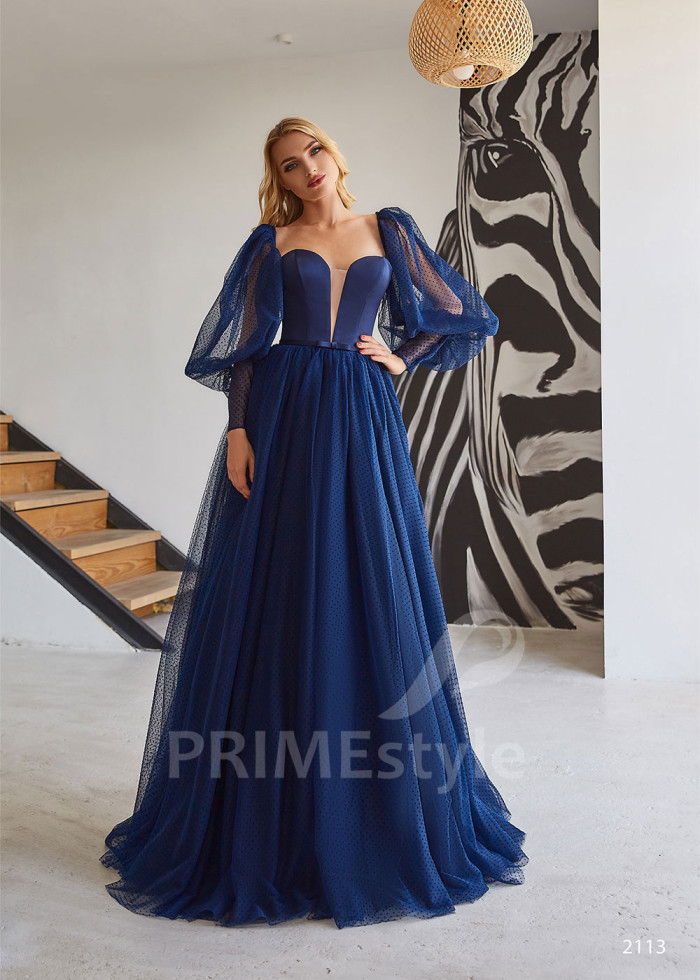 Tylové šaty na svadbu LC2113