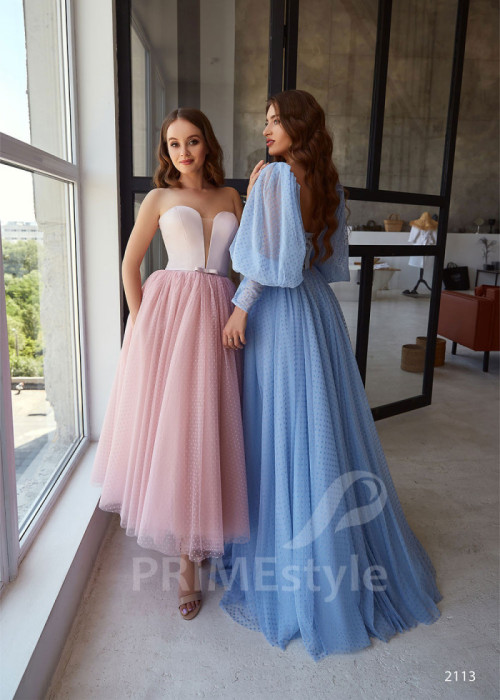 Tylové šaty na svadbu LC2113 2