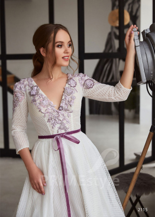 Elegantné šaty pre svadobné mamy LC2115 2