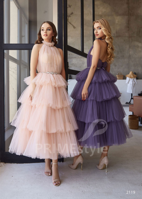 Extravagantné večerné šaty LC2119