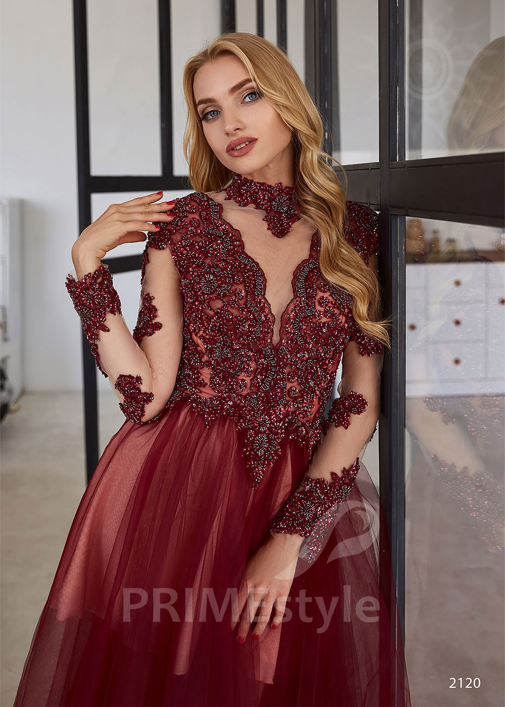 Čipkované šaty na ples LC2120