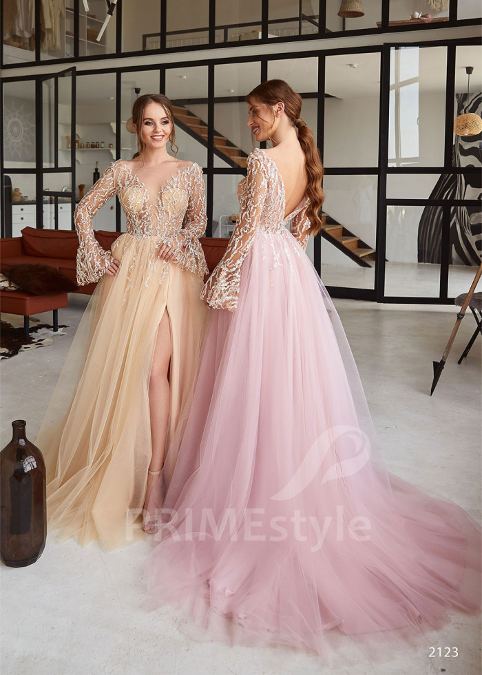 Štýlové šaty na svadbu LC2123