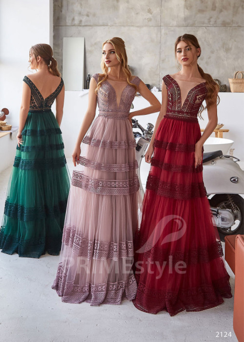 Elegantné šaty pre svadobné mamy LC2124 2