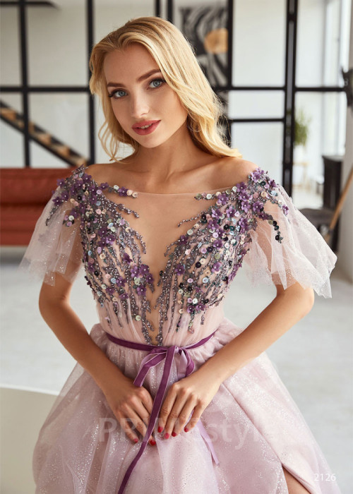 Luxusné šaty na stužkovú LC2126 2