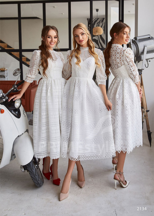 Krátke popolnočné šaty LC2134 2