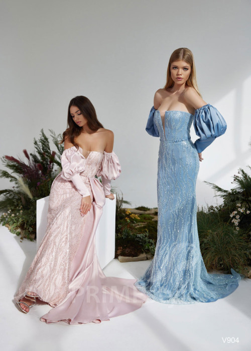 Moderné večerné šaty LS904 2