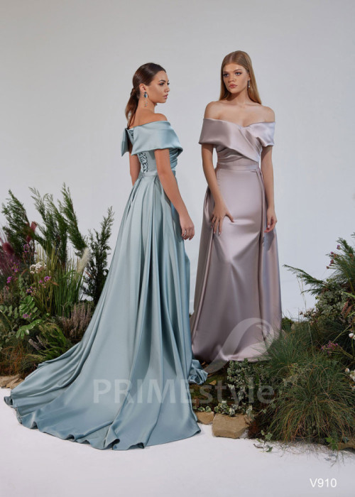 Saténové šaty pre družičky LS910 2