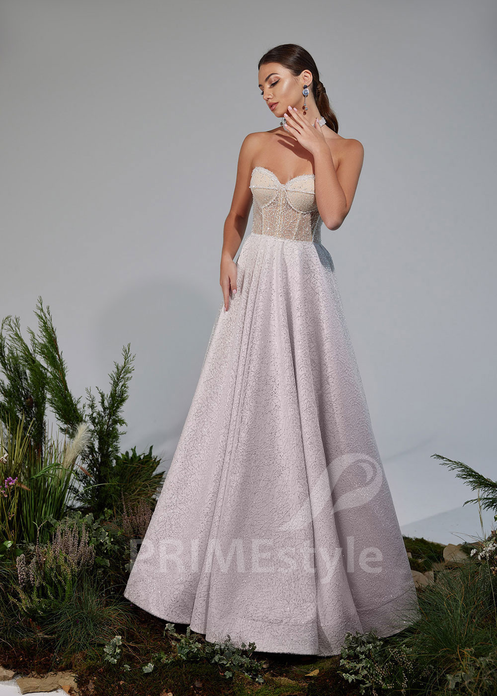 Trblietavé šaty pre družičky LS912