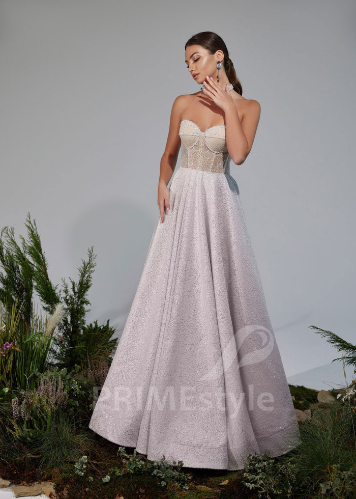 Trblietavé šaty pre družičky LS912