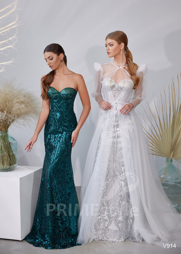 Luxusné šaty na svadbu LS914