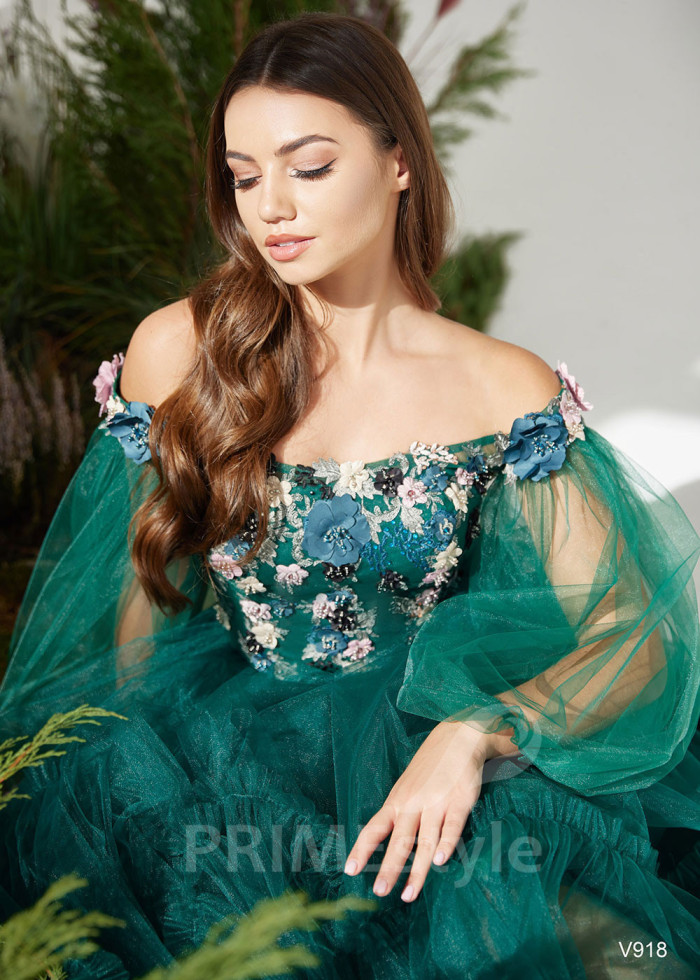 Kvetované šaty na svadbu LS918