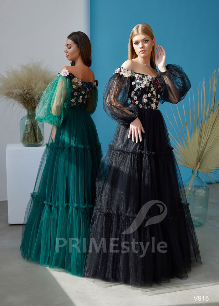 Kvetované šaty na svadbu LS918