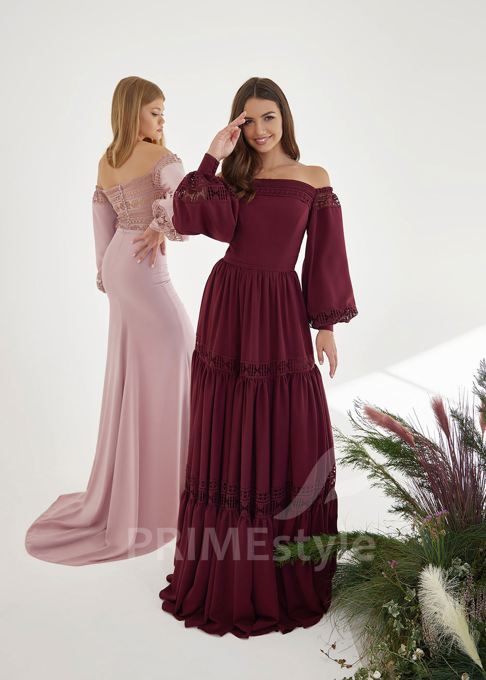 Elegantné večerné šaty LS919