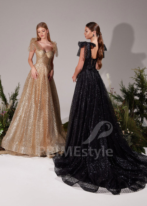 Exkluzívne večerné šaty LS923