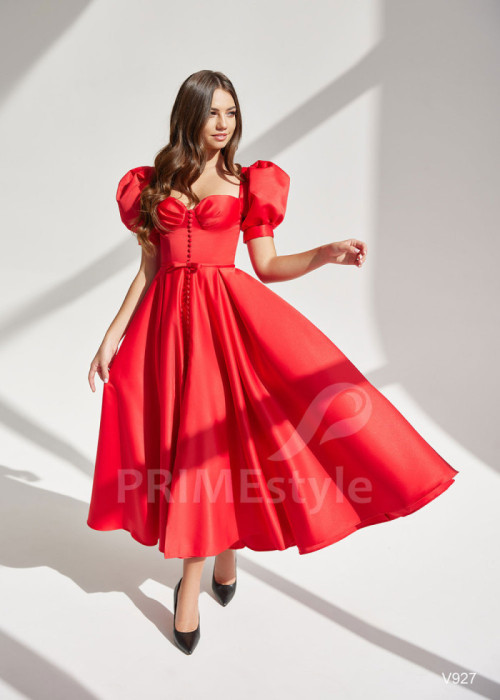 Saténové šaty pre družičky LS927 2