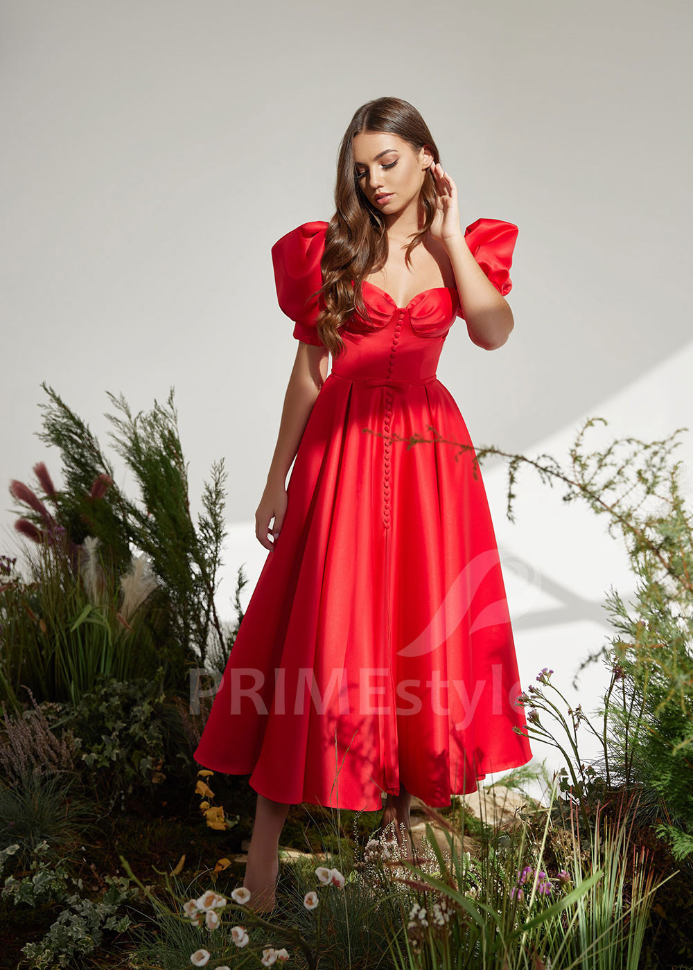 Saténové šaty pre družičky LS927