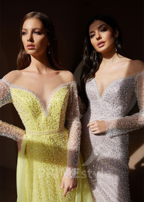 Extravagantné večerné šaty LC2404 2