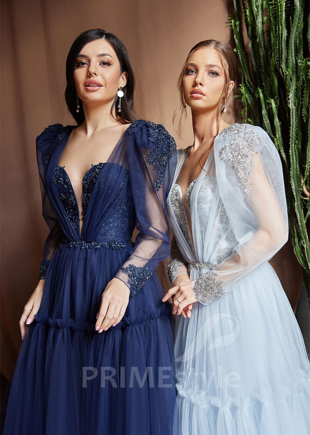 Tylové šaty na svadbu LC2413