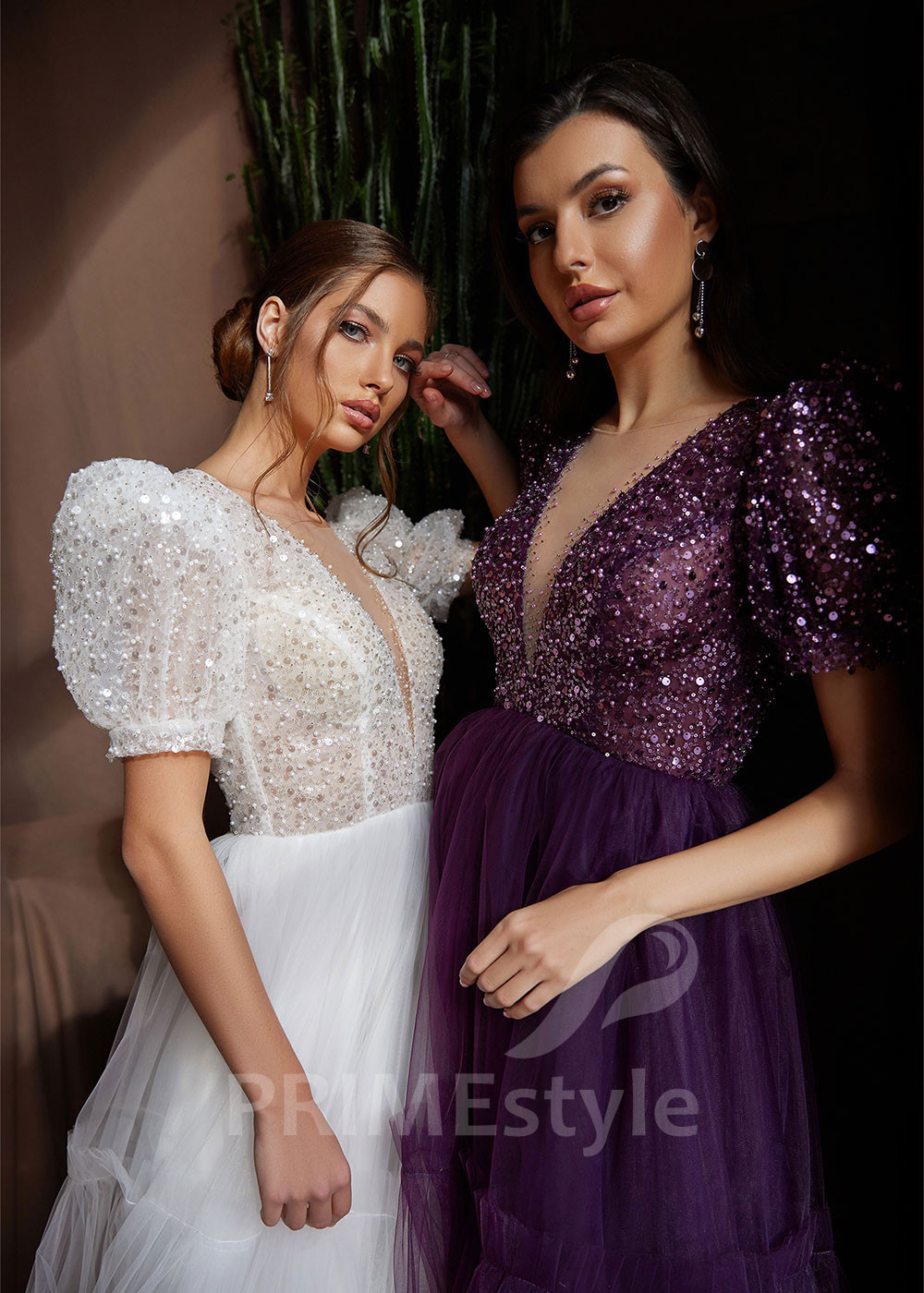 Tylové popolnočné šaty LC2433