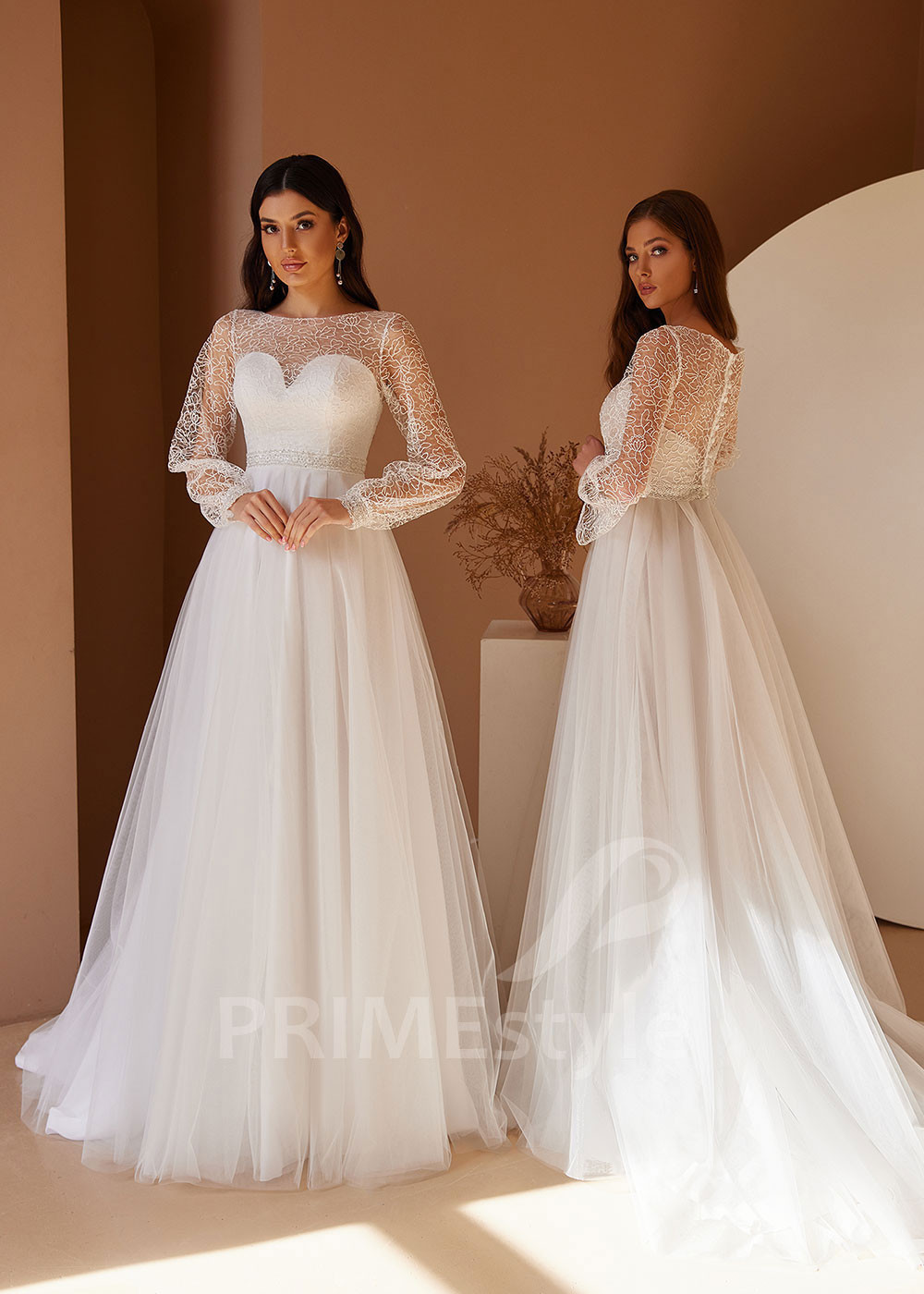 Tylové popolnočné šaty LC2436