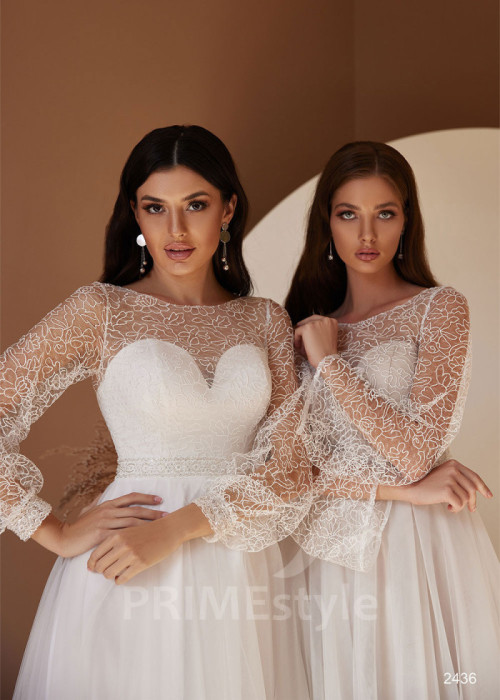 Tylové popolnočné šaty LC2436 2